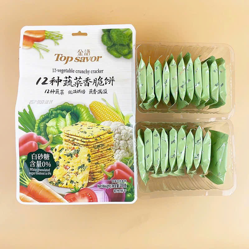 Bánh quy 12 vị rau củ Top Savor